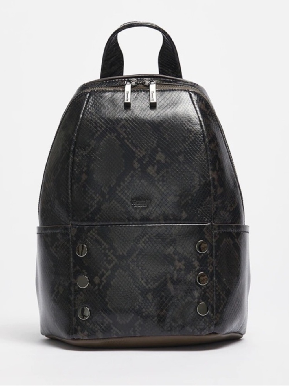 Hammitt Hunter medium reptile snake print backpack